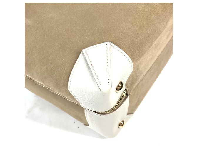 Hermès Bolso Boston de cuero de cabra beige Hermes - vista 11