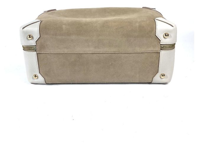 Hermès Bolso Boston de cuero de cabra beige Hermes - vista 8