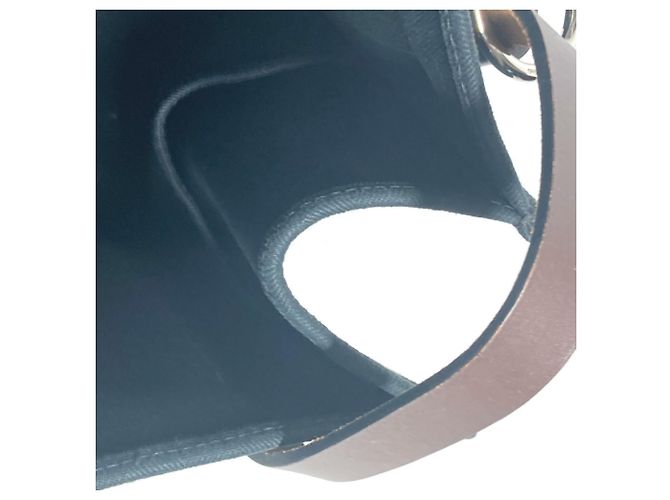 Hermès Borsa tote Hermes Cavallicolor Marrone Nero - vista 15