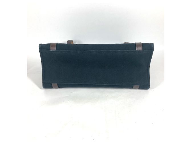 Hermès Borsa tote Hermes Cavallicolor Marrone Nero - vista 5