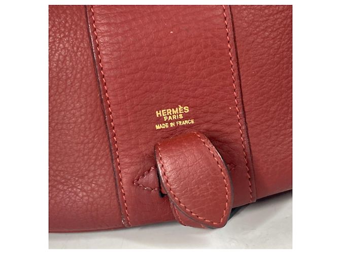 Hermès Borsa Vanity Hermes City Rosso - vista 3