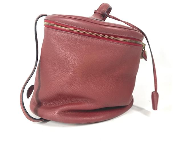 Hermès Borsa Vanity Hermes City Rosso - vista 4