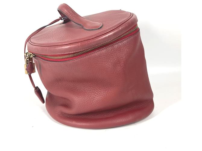 Hermès Borsa Vanity Hermes City Rosso - vista 5