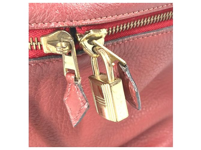 Hermès Borsa Vanity Hermes City Rosso - vista 6