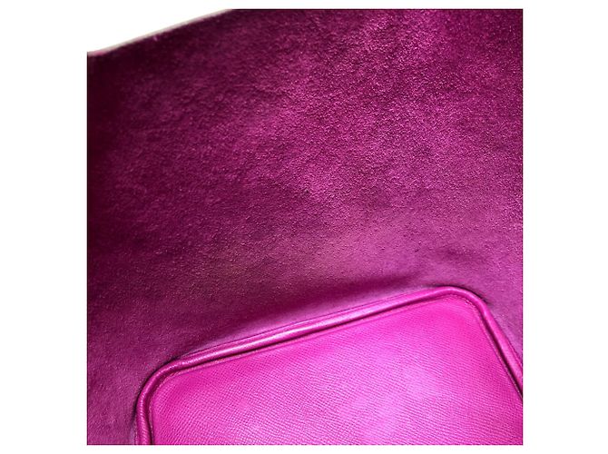 Hermès Borsa Tote Hermes Picotin Lock MM Traceage Porpora - vista 7