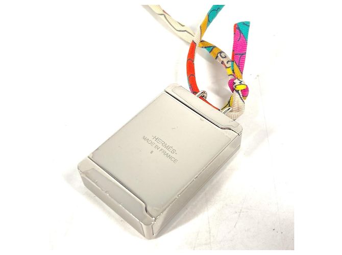 Hermès HERMES Caja de Sueños Motivo Luna Collar de Estuche de Pastillas Plata Multicolor - vista 2