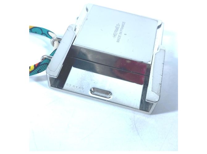 Hermès HERMES Caja de Sueños Motivo Luna Collar de Estuche de Pastillas Plata Multicolor - vista 5
