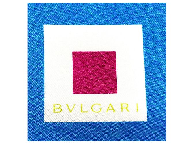 Bulgari Borsa a spalla in pelle e nylon Bvlgari Blu Verde chiaro - vista 10
