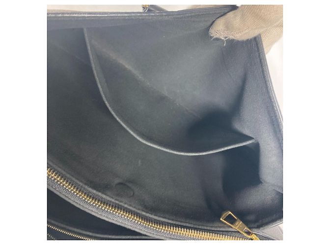 Borsa Tote Louis Vuitton Monogram Soufflot NV MM Marrone Nero - vista 14