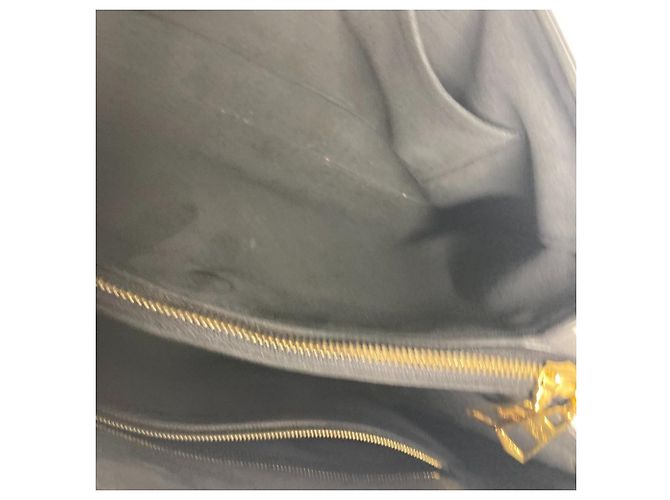 Borsa Tote Louis Vuitton Monogram Soufflot NV MM Marrone Nero - vista 15