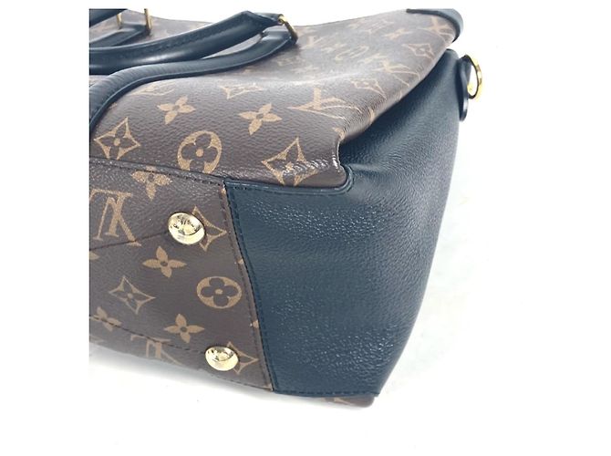 Borsa Tote Louis Vuitton Monogram Soufflot NV MM Marrone Nero - vista 6