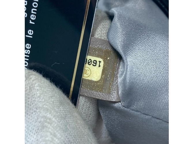 Rossetto Chanel CC Coco Mark con borsa a spalla con catena Nero - vista 17