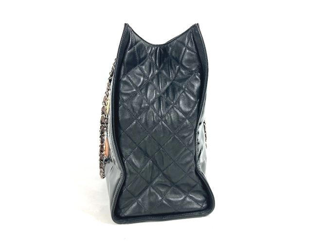 Rossetto Chanel CC Coco Mark con borsa a spalla con catena Nero - vista 5