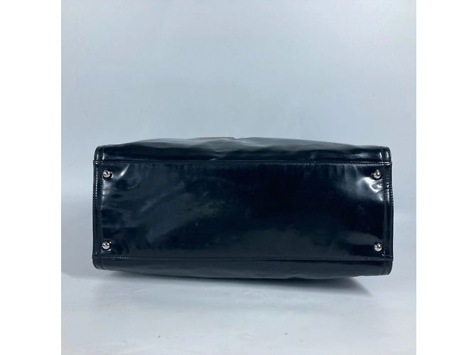 Rossetto Chanel CC Coco Mark con borsa a spalla con catena Nero - vista 6
