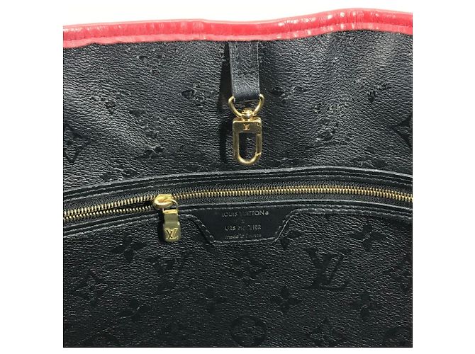 Borsa Neverfull MM Urs Fischer LVxUF di Louis Vuitton M45544 Nero Rosso - vista 8