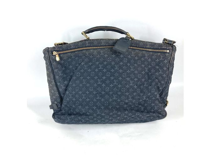 Borsa Denise Monogram Louis Vuitton Blu Blu chiaro - vista 3