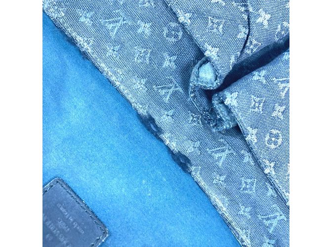 Borsa Denise Monogram Louis Vuitton Blu Blu chiaro - vista 9