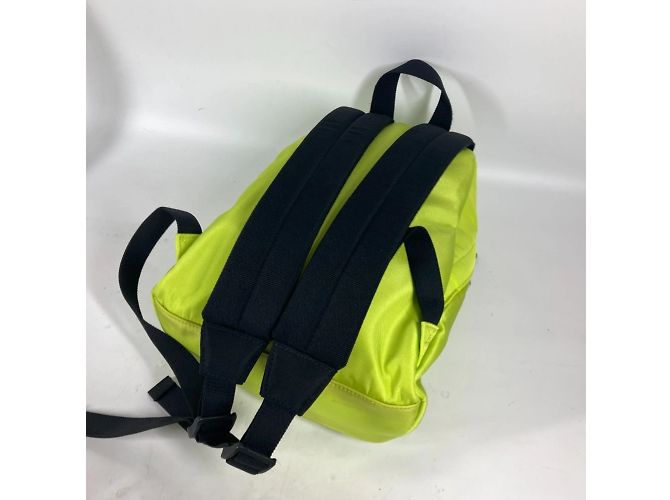 Balenciaga Explorer Logo Rucksack Schwarz Gelb - Ansicht 13