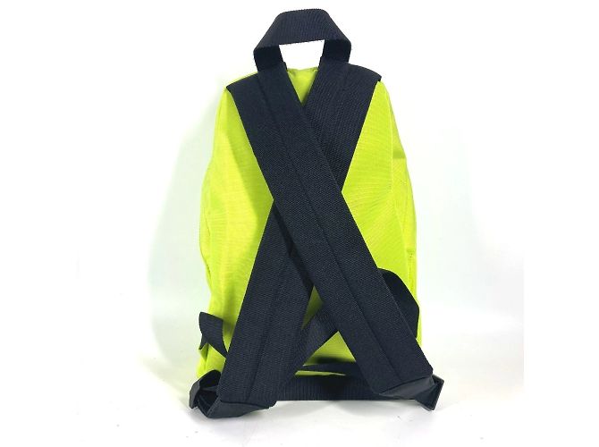 Balenciaga Explorer Logo Rucksack Schwarz Gelb - Ansicht 2