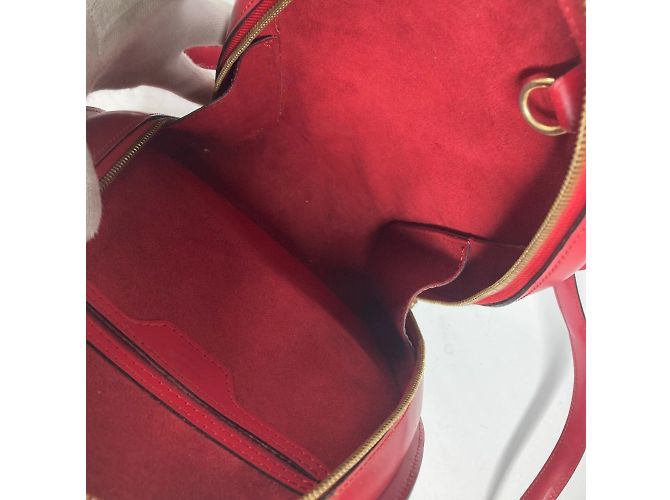 Zaino Mabillon Epi Louis Vuitton Rosso - vista 13