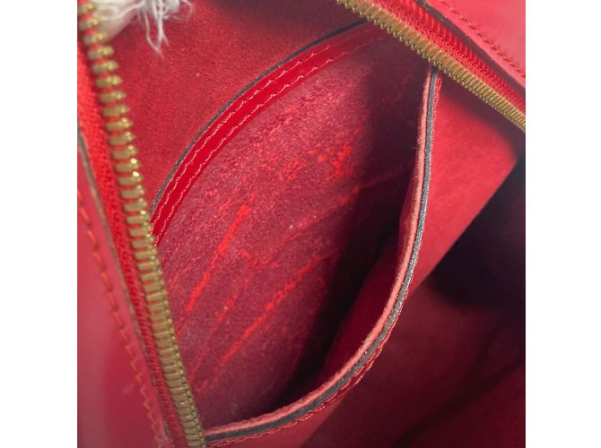 Zaino Mabillon Epi Louis Vuitton Rosso - vista 16