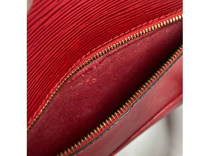 Zaino Mabillon Epi Louis Vuitton Rosso - vista 17