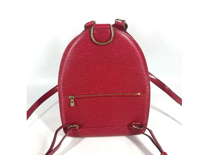 Zaino Mabillon Epi Louis Vuitton Rosso - vista 2