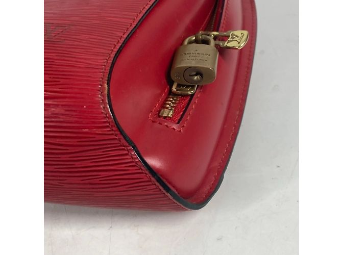 Zaino Mabillon Epi Louis Vuitton Rosso - vista 6