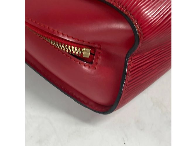 Zaino Mabillon Epi Louis Vuitton Rosso - vista 7