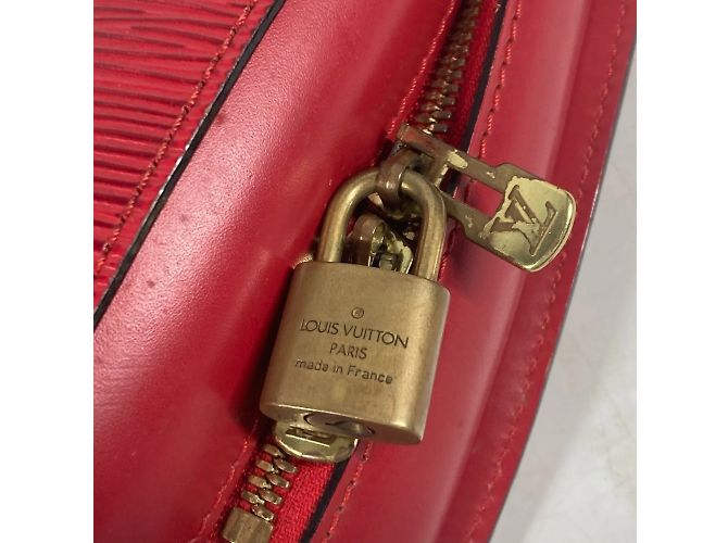 Zaino Mabillon Epi Louis Vuitton Rosso - vista 8