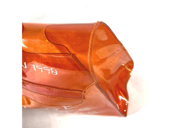 Hermès Borsa Tote Kelly in vinile Hermes Arancione - vista 10