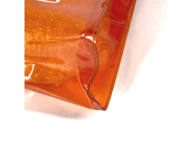 Hermès Borsa Tote Kelly in vinile Hermes Arancione - vista 6
