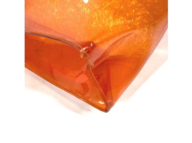 Hermès Borsa Tote Kelly in vinile Hermes Arancione - vista 7