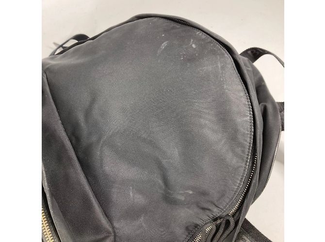 Burberry Bicolor Nylon Rucksack Schwarz Weiß - Ansicht 8