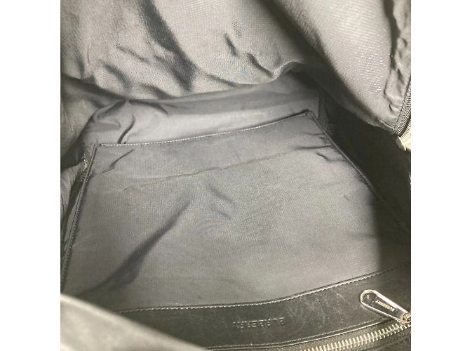 Burberry Bicolor Nylon Rucksack Schwarz Weiß - Ansicht 9