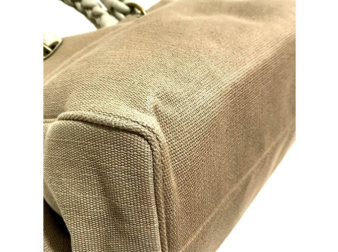 Borsa a spalla beige e avorio Bottega Veneta Crudo - vista 5