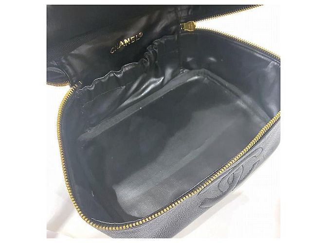 Neceser Vanity Bag de piel caviar de Chanel Negro - vista 6