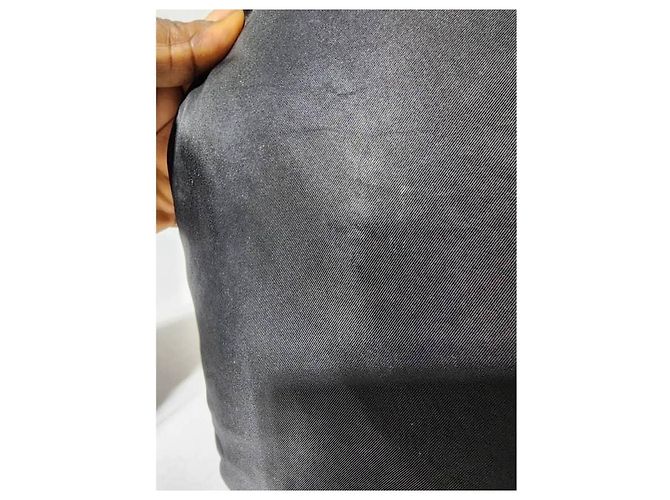 PRADA Borsa a Spalla Sacca in Nylon Saffiano Nera Nero - vista 16