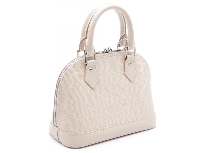 Louis Vuitton Alma BB Leather Handbag M58706 White - view 2