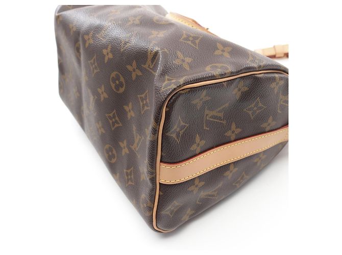 Sac à main Louis Vuitton Speedy Bandoulière 25 Monogram Marron - vue 6