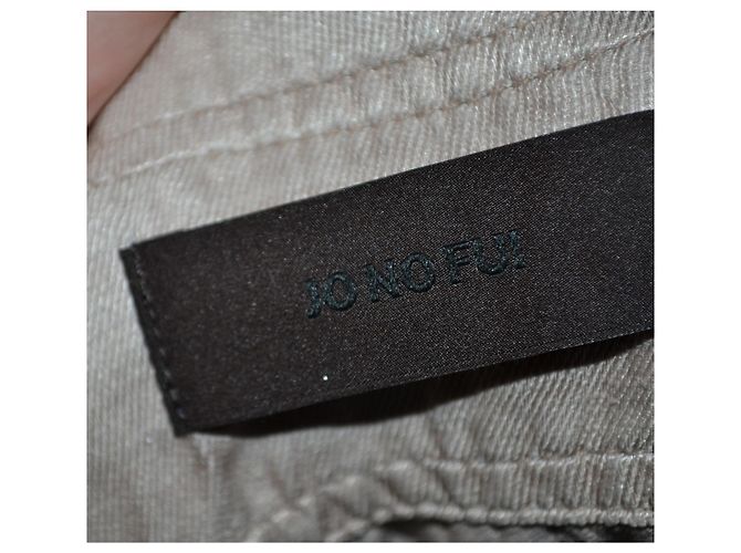 Autre Marque Jo No Fui Seidenbluse Beige Größe 42 - Ansicht 3