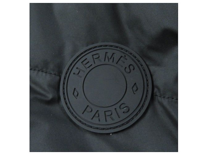 Hermès Chaleco reversible de cuero de cordero y piel de cordero Hermes Negro - vista 10
