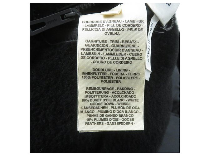 Hermès Chaleco reversible de cuero de cordero y piel de cordero Hermes Negro - vista 15