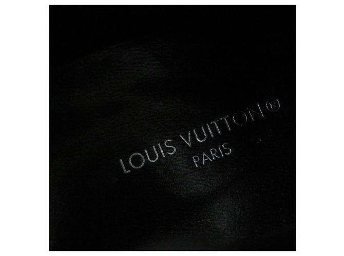 Botas de cuero con gomas Louis Vuitton Monogram Negro - vista 11