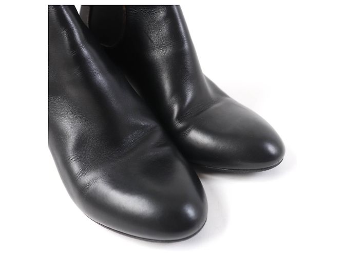 Botas de cuero con gomas Louis Vuitton Monogram Negro - vista 8