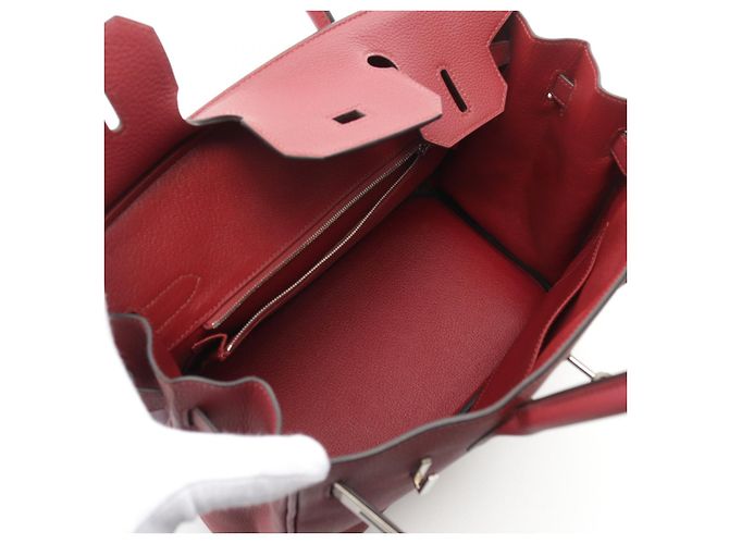 Hermès Sac à main Hermes Birkin 30 Rouge Garance - vue 3