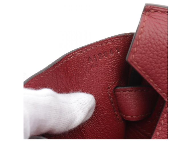 Hermès Sac à main Hermes Birkin 30 Rouge Garance - vue 5