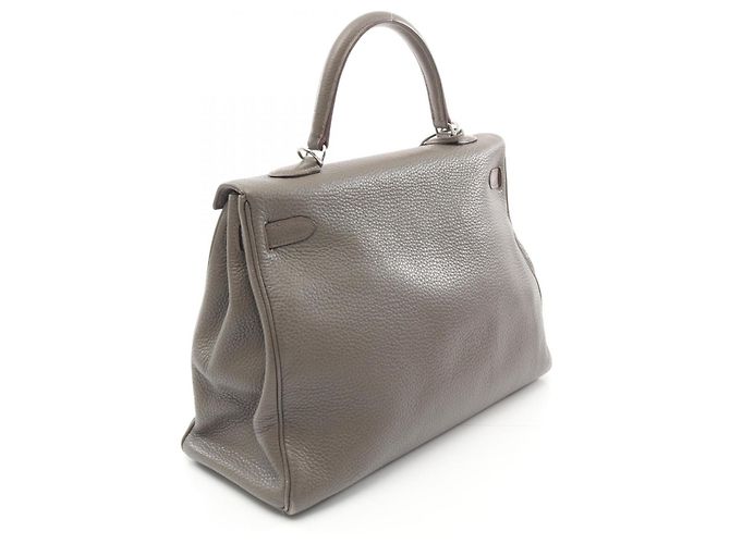 Hermès Sac à main Hermes Kelly 35 Amazon Gris - vue 11