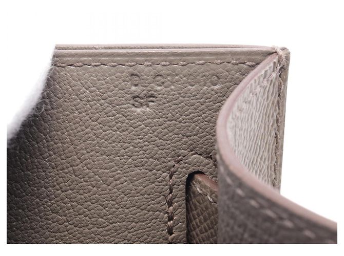 Hermès Borsa a mano Hermes Kelly Depeche 25 marrone - vista 5