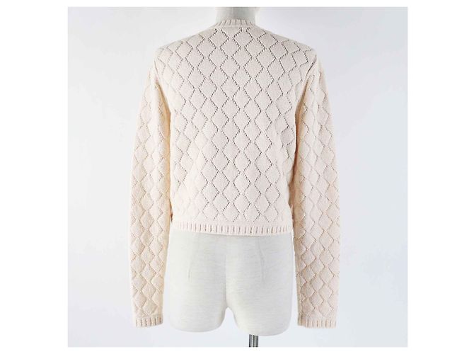 Chanel Baumwoll-Polyamid-Cardigan P75071 Orange - Ansicht 4